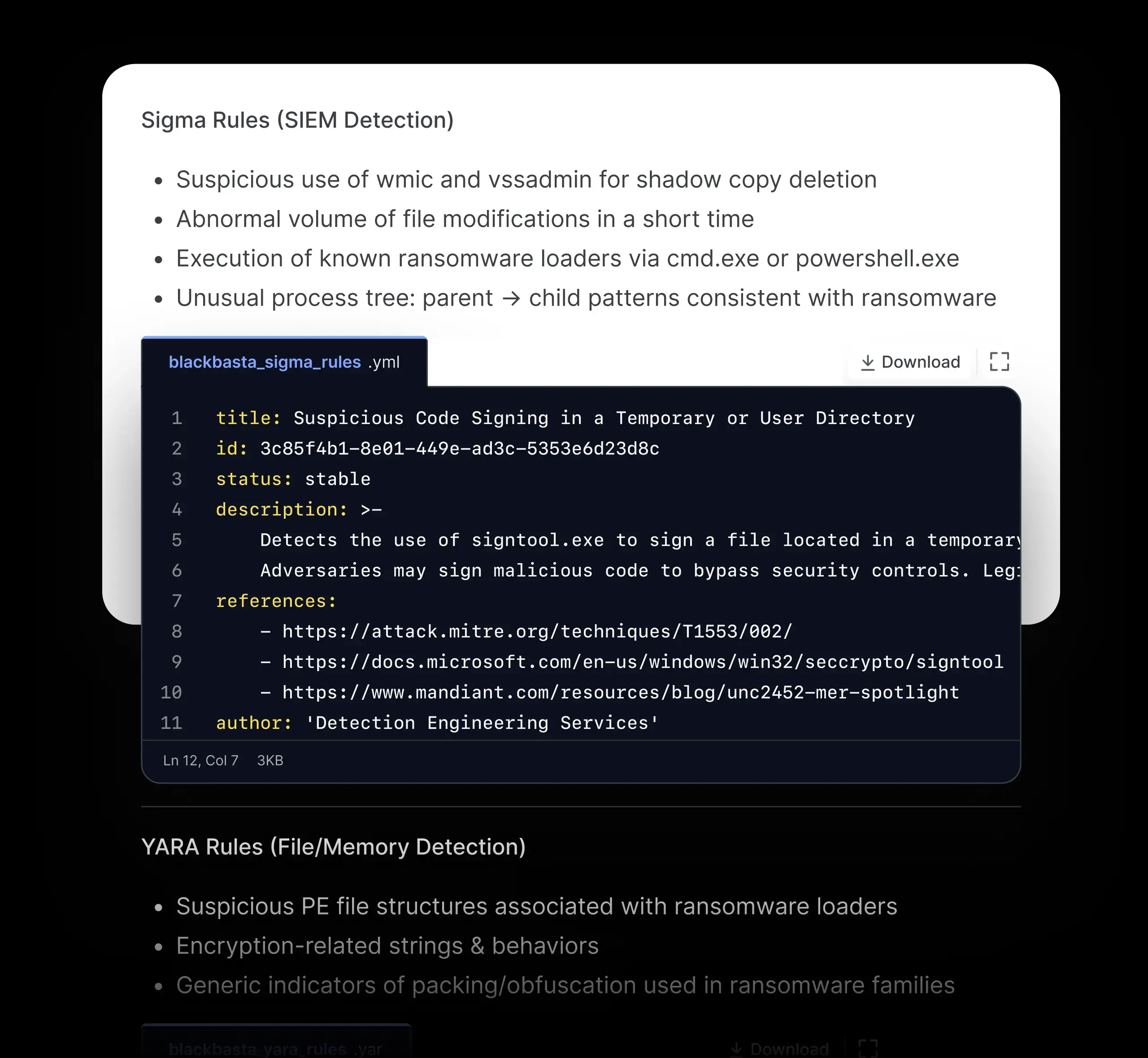 Image showing how Cyware enables you with an AI-powered custom code generator for security automation