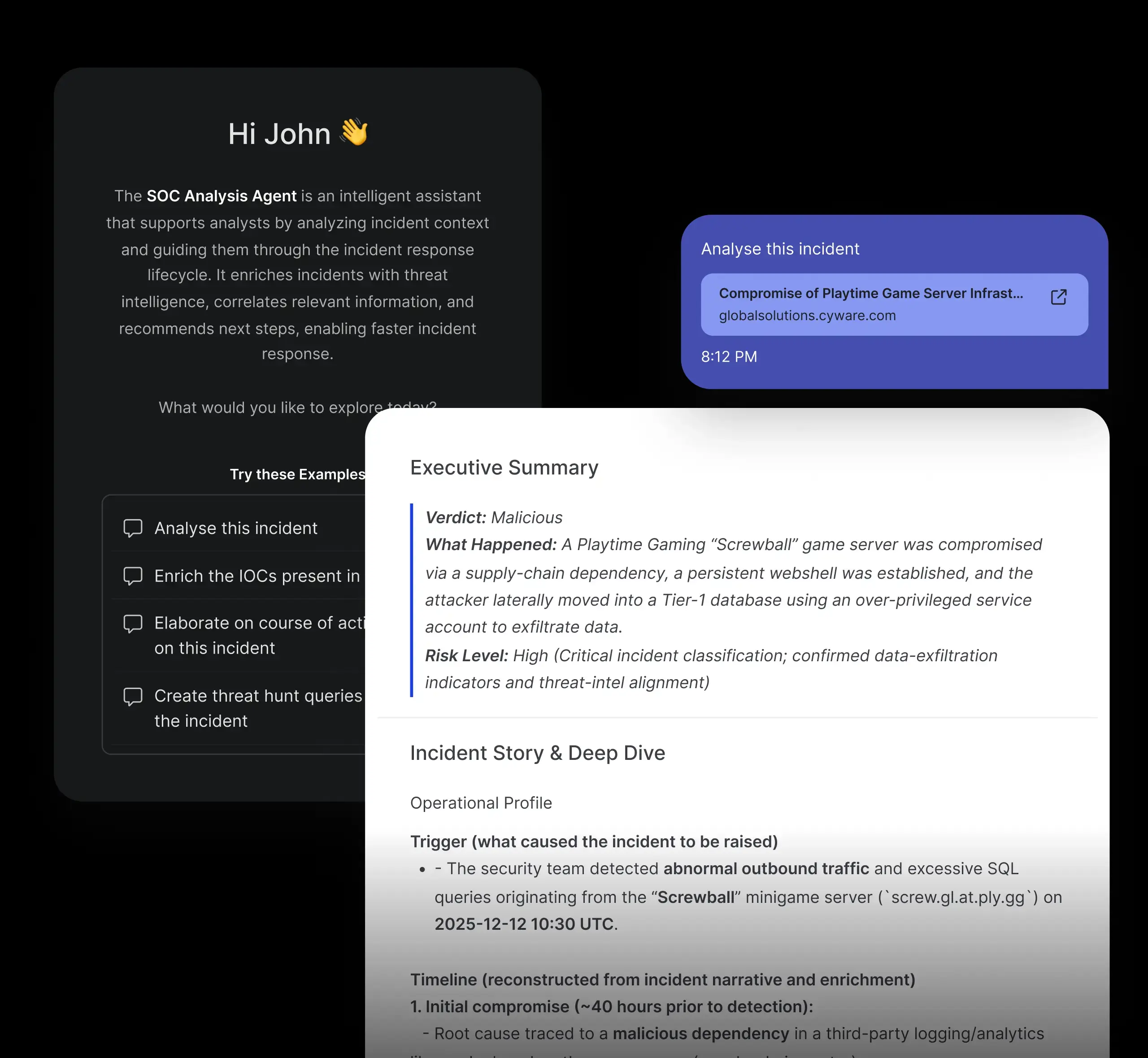 Image showing how the Cyware AI Threat Intel Crawler browser plugin enables threat data extraction and analysis